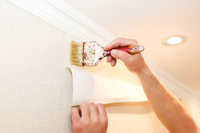 Pose de papier peint à Oberbronn — revêtements muraux et toiles de verre